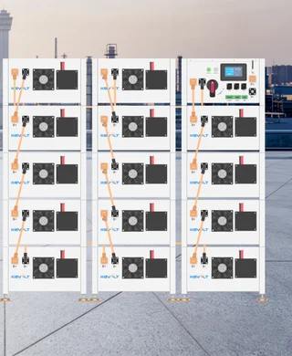 Modular commercial high-voltage battery storage bank