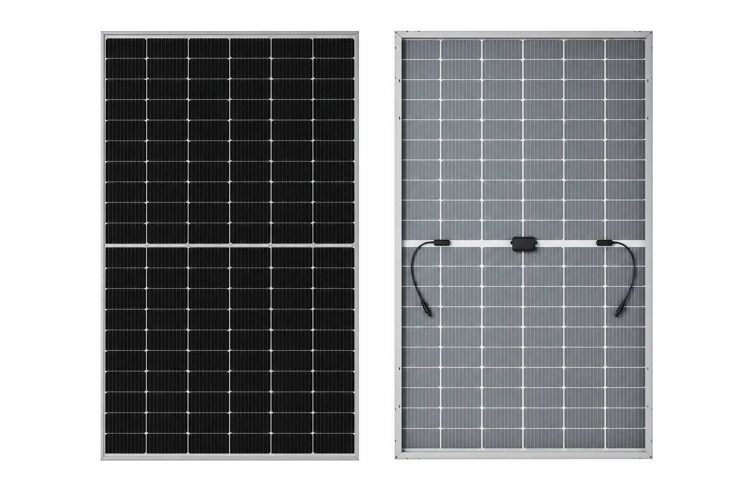 Módulo solar bifacial de doble vidrio
